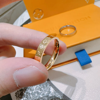 18K Louis Vuitton Instinct Set of Two Gold Rings