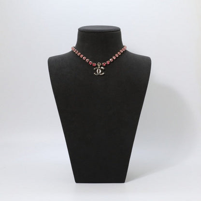 18K  Chanel Pink Crystal Necklace
