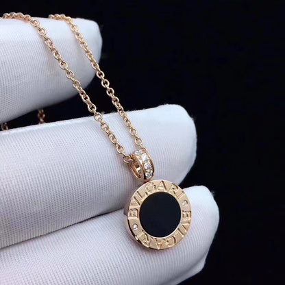 18K BVLGARI Black Ceramic Necklace
