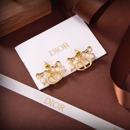 18K Dior Tribales Pearls Earrings