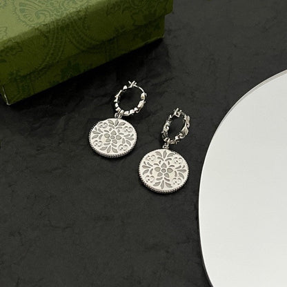 18K Double GucciIcon Blooms Earrings