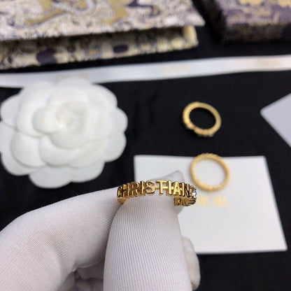 18K Dior Star Set Of Three Rings