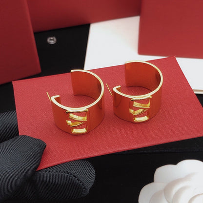 18K Valentino Cuff Earrings