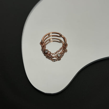 18K Chaine D'Ancre Chaos Hermes Ring
