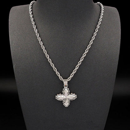 18K Louis Vuitton Flower Studs Necklace