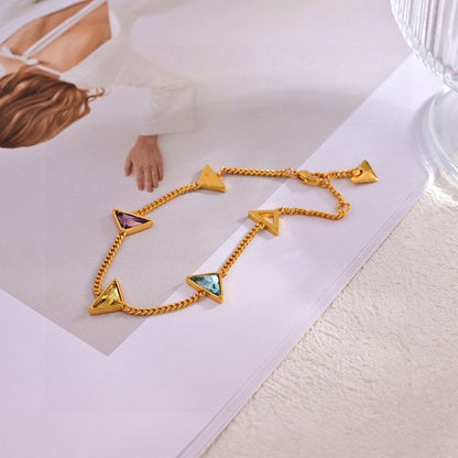 18K Prada Eternal Gold Semi-Precious Stones Bracelet