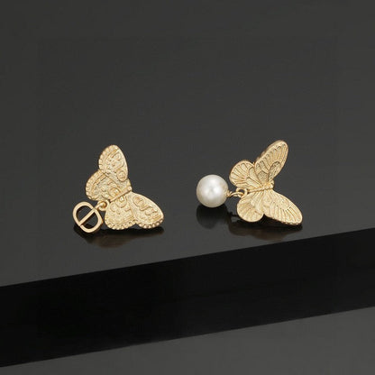 18K Dior Butterfly Earrings