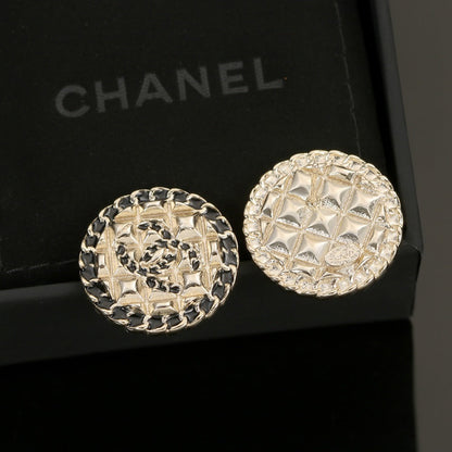 18K  Chanel Strass Earrings