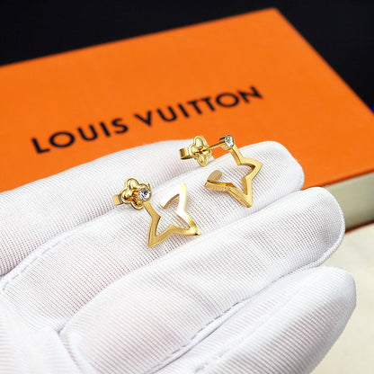 18K Louis Vuitton Blossom Mini Hoops Earrings