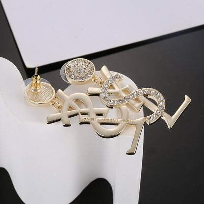 18K YSL Diamonds Earrings