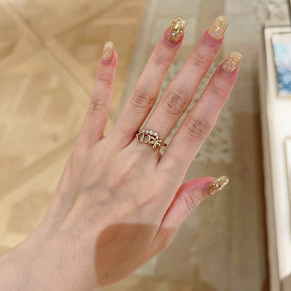 18K Dior Diamond Ring