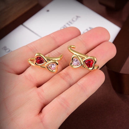 18K BVLGARI Crystals Earrings