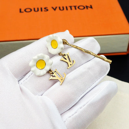 18K Louis Vuitton Gardening Earrings