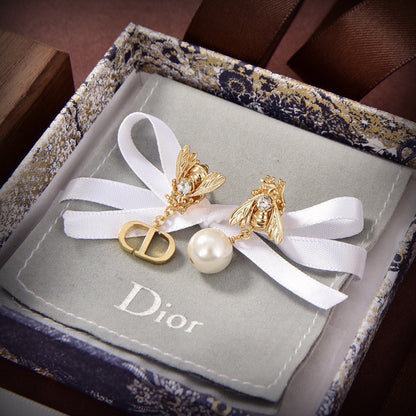 18K Dior Queen Bee Earrings