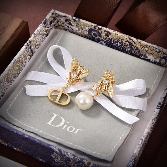 18K Dior Queen Bee Earrings