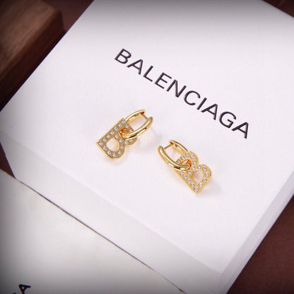 18K Balenciaga Chain XS Earrings
