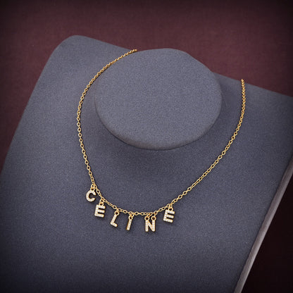 18K Celine Paris Strass Crystals Necklace