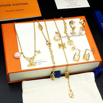 18K Louis Vuitton Iconic Pink Heart Bracelet