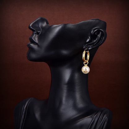 18K Valentino Pearl Earrings