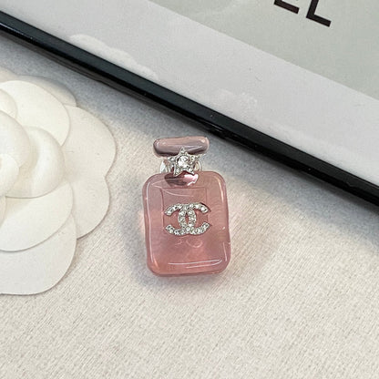 18K  Chanel Perfume Color Bottle Brooch