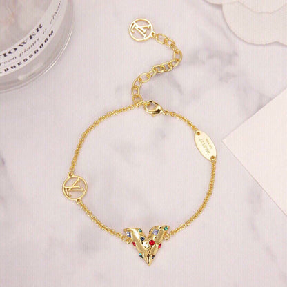 18K Louis Vuitton Essential V Plan¨¨te Bracelet
