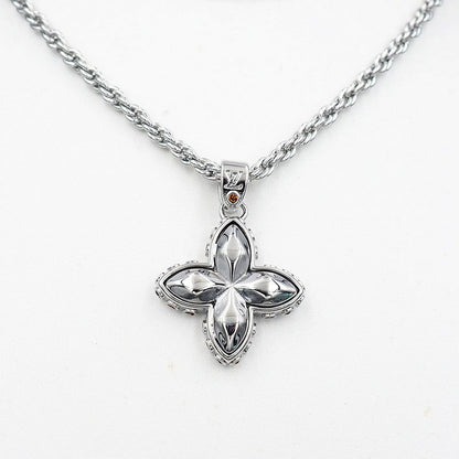 18K Louis Vuitton Flower Studs Necklace