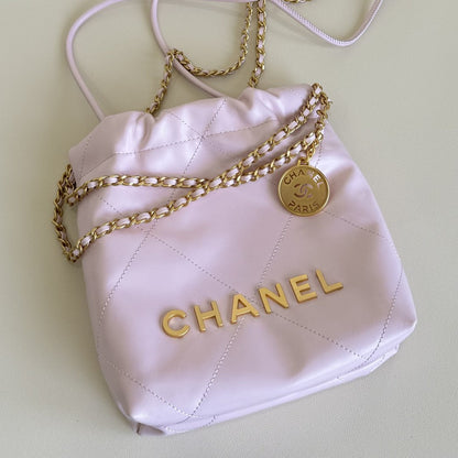 CHANEL HOBO MINI 20CM CANDY LAMBSKIN