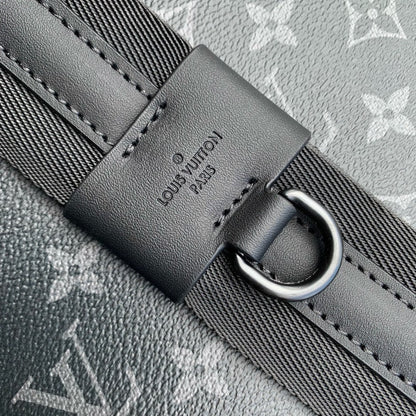 LOUIS VUITTON GETAWAY BACKPACK 50 IN BLACK MONOGRAM ECLIPSE CANVAS AND CALFSKIN