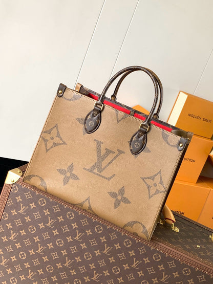 LOUIS VUITTON ONTHEGO MM 35CM MONOGRAM GIANT CANVAS