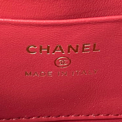 CHANEL VANITY CASE 19 BLACK LAMBSKIN GOLD HARDWARE