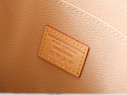 LOUIS VUITTON TOILETRY POUCH 25 IN WHITE MIX COLORFUL CALFSKIN