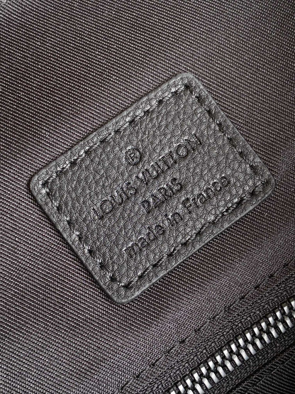 LOUIS VUITTON LV 25S CHRISTOPHER BACKPACK 47 IN DAMOFLAGE BLACK CALFSKIN