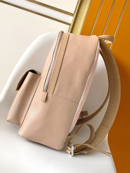 LOUIS VUITTON LV 25S TAKEOFF BACKPACK 43 IN BEIGE CALFSKIN