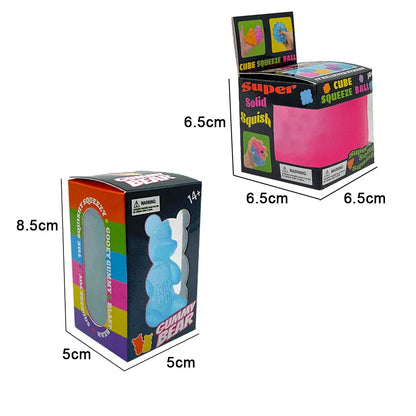 Needoh Nice Cube Sensory Fidget - Premium Stress Relief Tool for Anxiety, ADHD & Focus