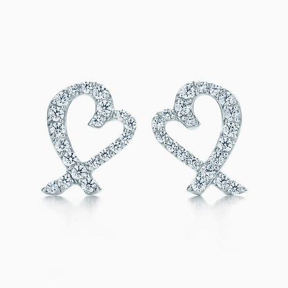 18K Tiffany Diamond Earrings