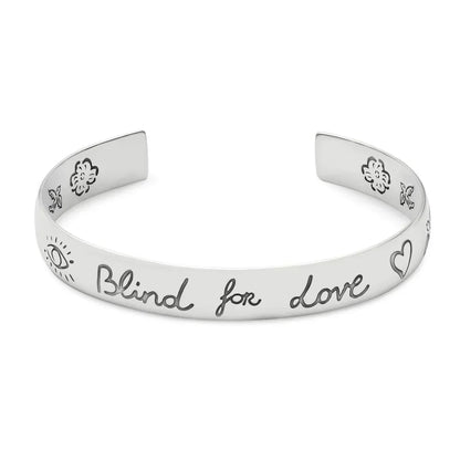 Double Gucci Blind For Love Bracelet